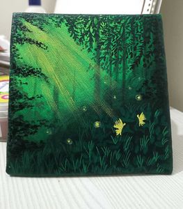 Dreamy Forest Painting