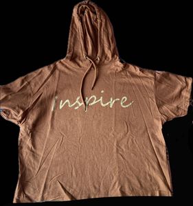 Brown Top With Cap