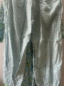 Floral Print Kurta 3 Piece Set
