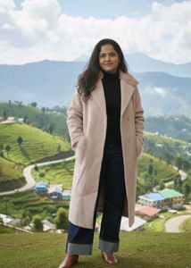 Elegant Beige Trench Coat