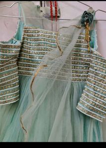 Party Wear Frock Full Length