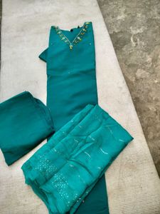 Cotton Soil Three Pcs Suit