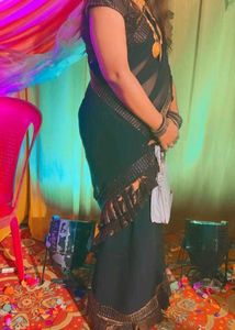 Black Colour Saree For Sale Low Price