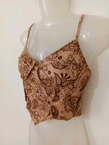 Paisley Corset Top