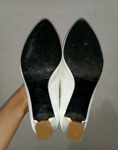 Heels Old Money Aesthetic Cute White Bow Heel