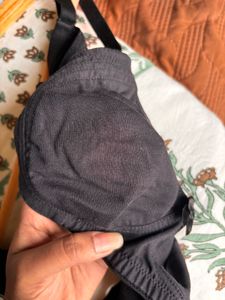 Small Black Bra