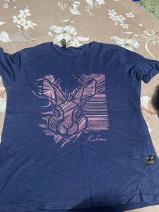 Blue Graphic T-shirt