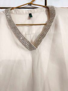 Women Cream Top