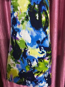 Colorful Abstract Printed Dress