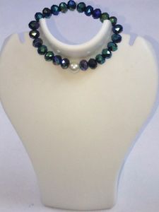 Braslate 3pic Trend Rainbow/Rhinestone/stone rinh
