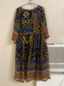 A Line Mid Length Dress