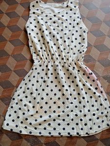 Polka Dot Sleeveless Dress
