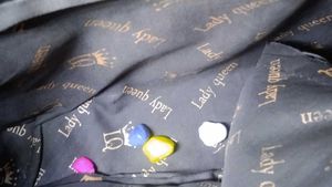 Black Handbag with Chain Detail