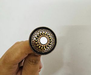 Statement Ring - Gold &amp; Black