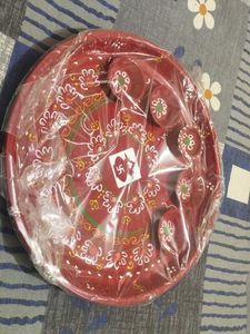 karwachauth / diwali pooja thali