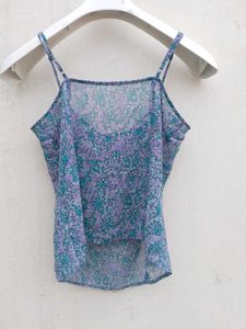 Lavender Cami Branded Top.
