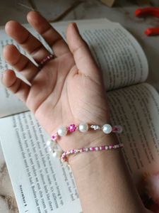 Aesthetic Bracelet Set beaded Handmade 🩷