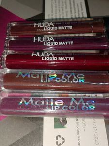 Combo Of 5 Lipstick 12 Hour Stay Matte Finish