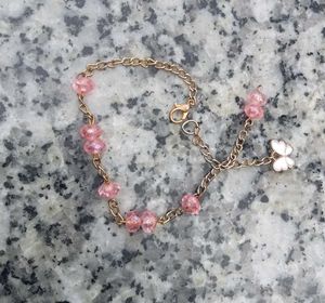 Pink Beaded Bracelet