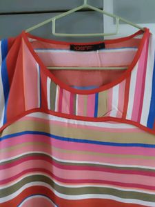 109 F Stripes Mini Dress