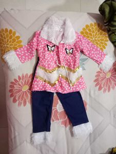 Girls Dress - Top And Bottom Wear