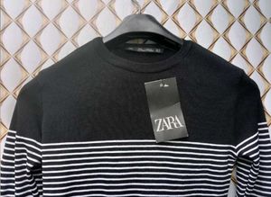 New with tag Pinterest Zara Striped Crop Top