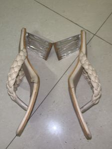Braided Strap Heel Sandals