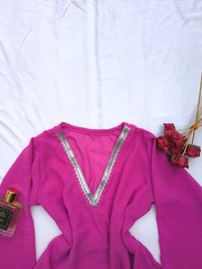 Y2k assymetrical Corset kurti 🩷