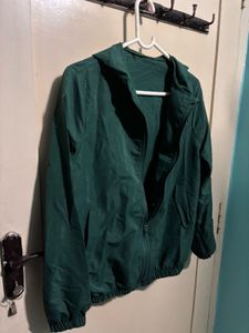 SHEIN Dino Adventure Green Hooded Jacket 🦖🌲
