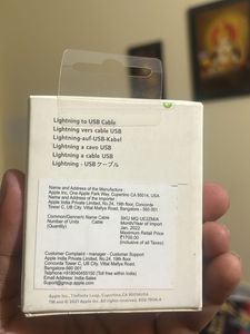Original  iPhone 7 USB To Lighting  Data Cable