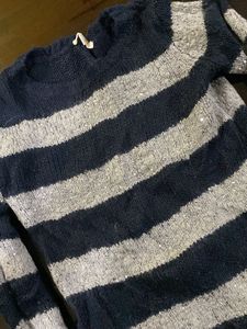 Striped Knit Sweater