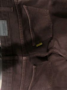 Brown Wide Leg Jeans