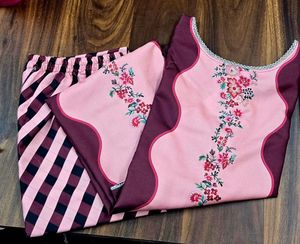 Elegant Embroidered Kurta Set