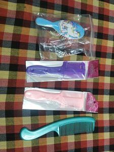 Hair Brush & Comb Bundle
