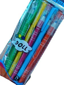 1 Calculator+ Pack Of 10 Exo Doll Blue Ball Pen