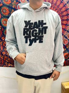 Yeah Right Type Graphic Hoodie