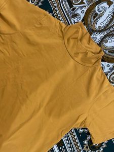 Mustard Turtleneck Top