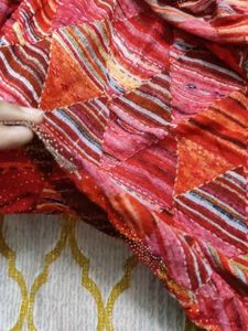 Red Geometric Print Dress
