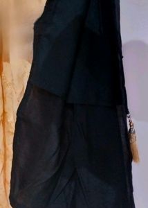 Elegant Black Embroidered Kurti for Women