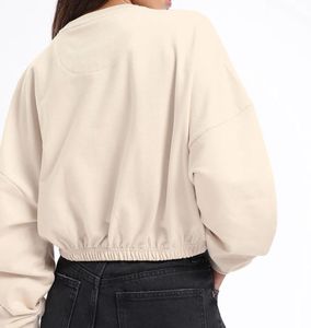 “New”Stylish Graphic Print Crop Top