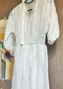 White Full Length Gown