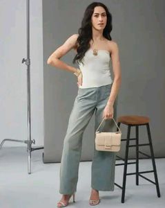 Strapless Cut-Out Swirl Metallic Detail Tube Top