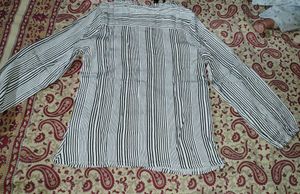 Striped Tassel Top