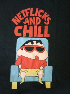 Shinchan Netflix &amp; Chill Tee