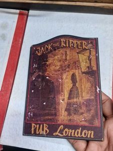 Vintage Jack The Ripper Pub Sign
