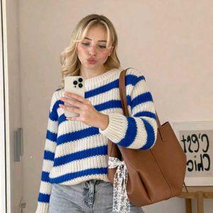 Zara Striped Knit Pullover Sweater