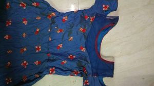 Beautiful Blue Gown With Dupatta