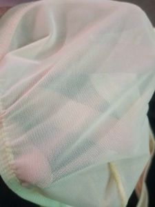 Men&#39;s Sheer Cream See Through Thong