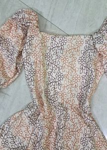 Balloon Sleeve Dress