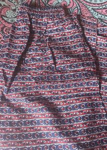 Blue Printed Kurta Set